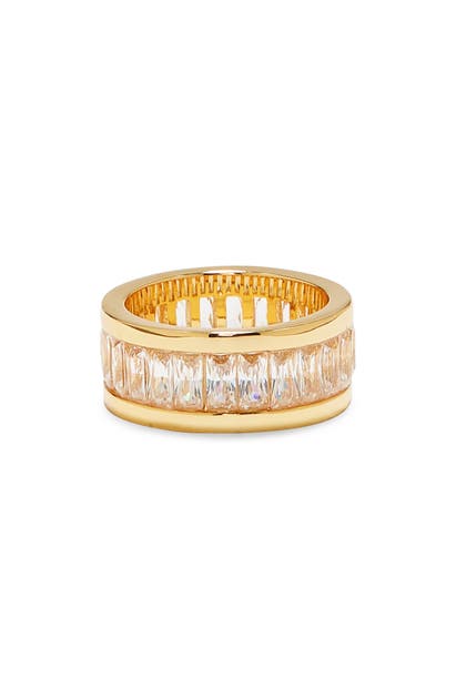 Vince Camuto Baguette Ring In Gold