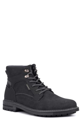 Reserve Footwear Lloyd Lace-up Boot In Black