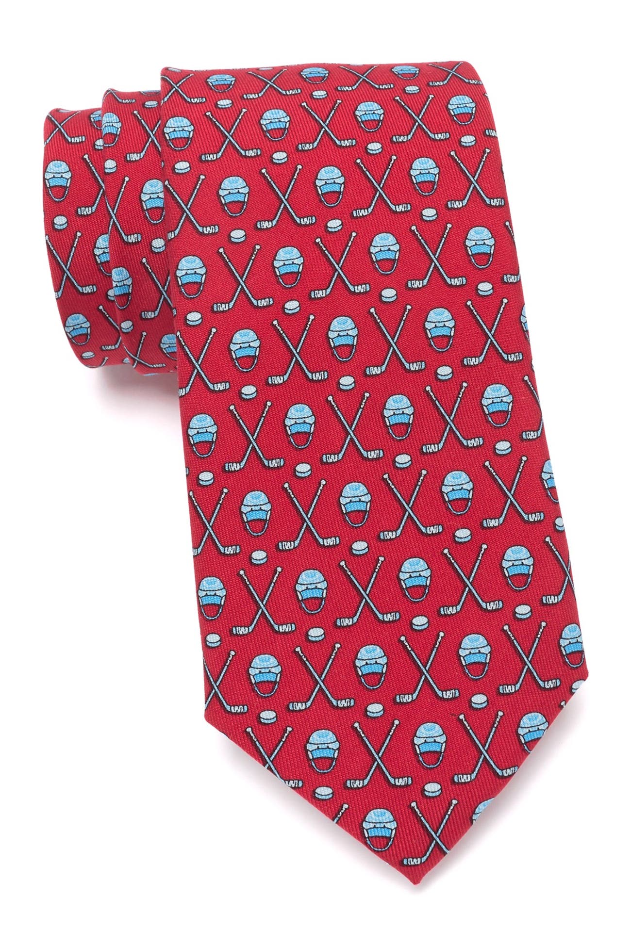 Vineyard Vines Hockey Gear Print Silk Tie Nordstrom Rack
