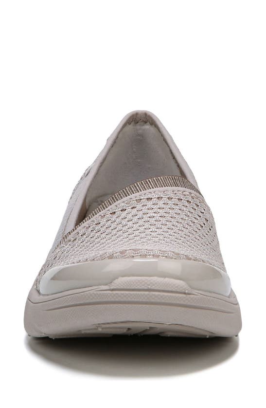 Bzees Lollipop Slip-on Sneaker In Taupe Fabric