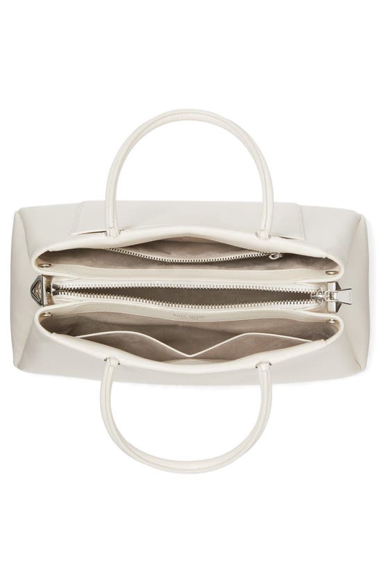 Kate Spade Grace Smooth Leather Satchel In Cream