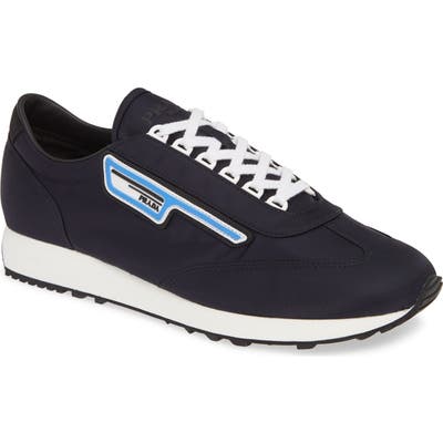 Prada Retro Trainer Sneaker, Blue