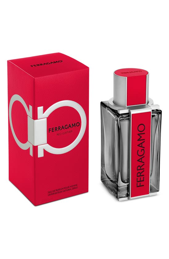 Shop Ferragamo Red Leather Eau De Parfum