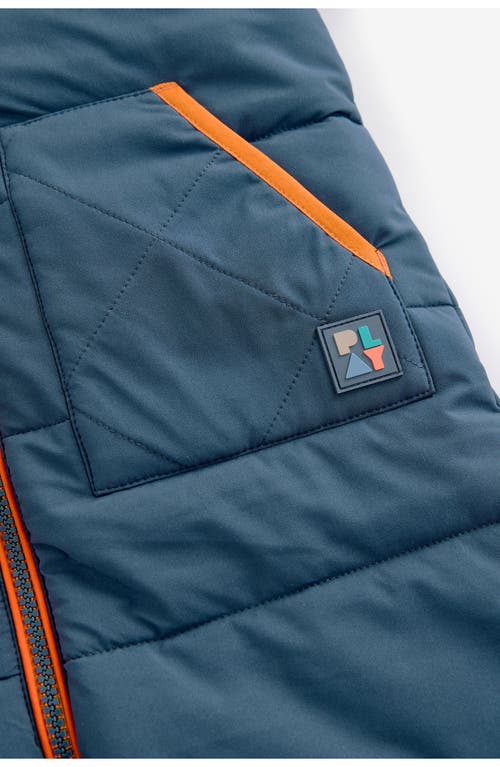 Next Kids' Colorblock Snowsuit In Blue