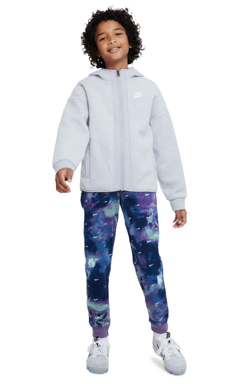 Shop Nike Kids' Logo Joggers In Blue/canyon Purple