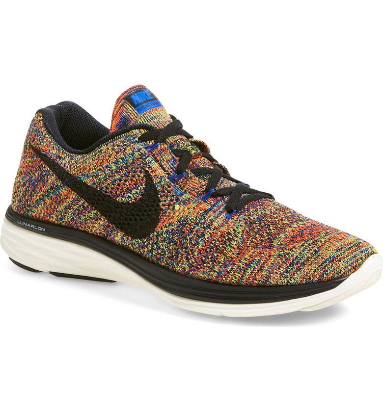 Nike 'Flyknit Lunar 3' Running Shoe (Men) | Nordstrom