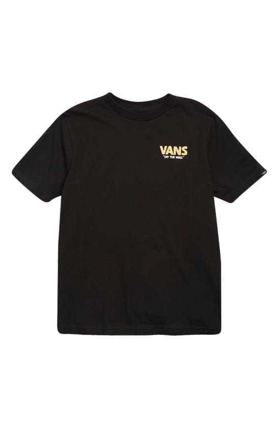Vans Kids' Permanent Vacation Graphic T-shirt In Black