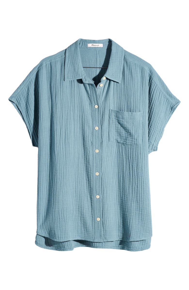 Madewell Lightspun Dolman-Sleeve Button-Up Shirt | Nordstromrack