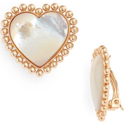 Tory Burch Heart Stud Earrings