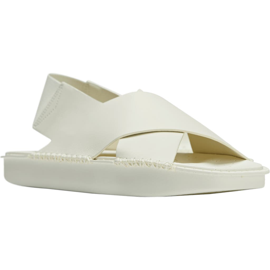 Y-3 Slingback Sandal In Cream White/cream White