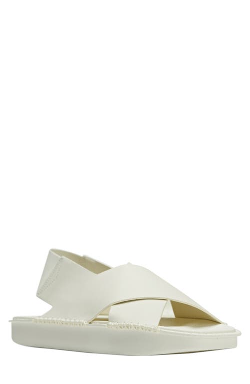 Slingback Sandal in Cream White/Cream White