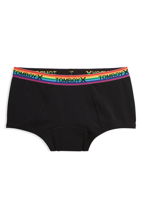  TomboyX First Line Bikini Period Underwear -3X-Small/Plum  Rainbow : Clothing, Shoes & Jewelry