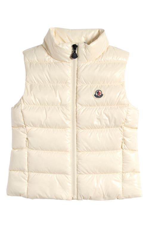 Shop Moncler Kids' Ghany Down Puffer Vest In White