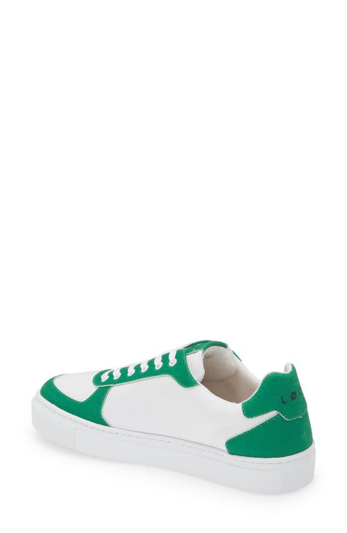 Shop Loci Classic Water Repellent Sneaker In White/green/green