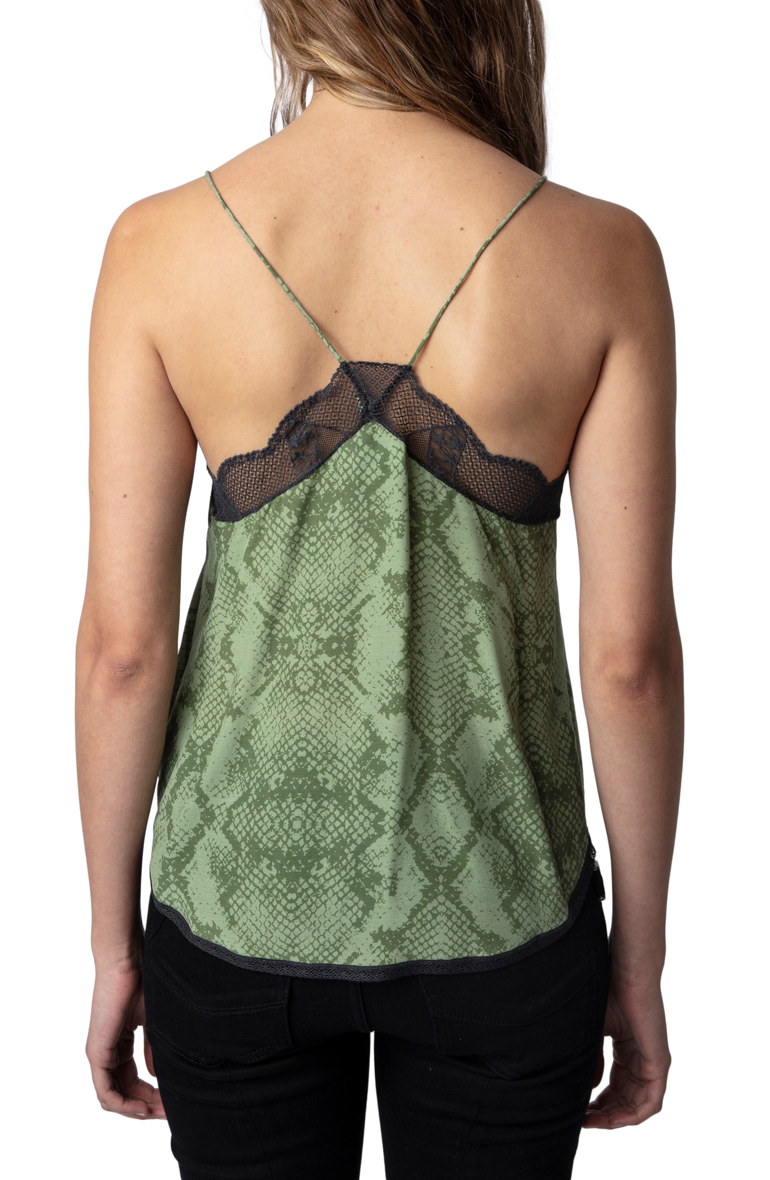 Out From Under Je T'aime Printed Lace Cami