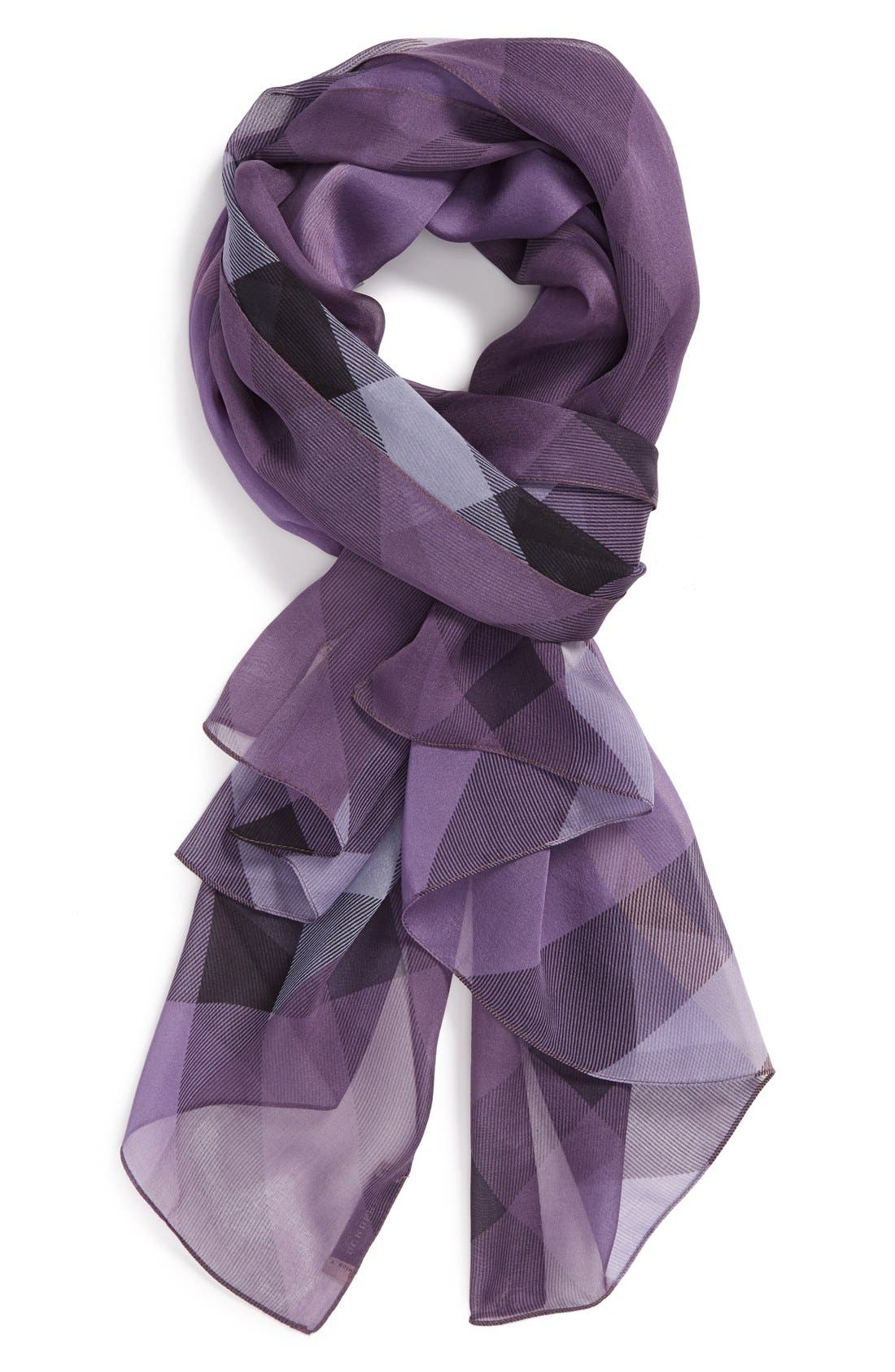 Burberry 'Mega Check' Silk Scarf Nordstrom