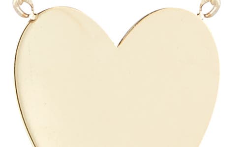 Ember Fine Jewelry 14k Gold Heart Pendant Necklace In Gold