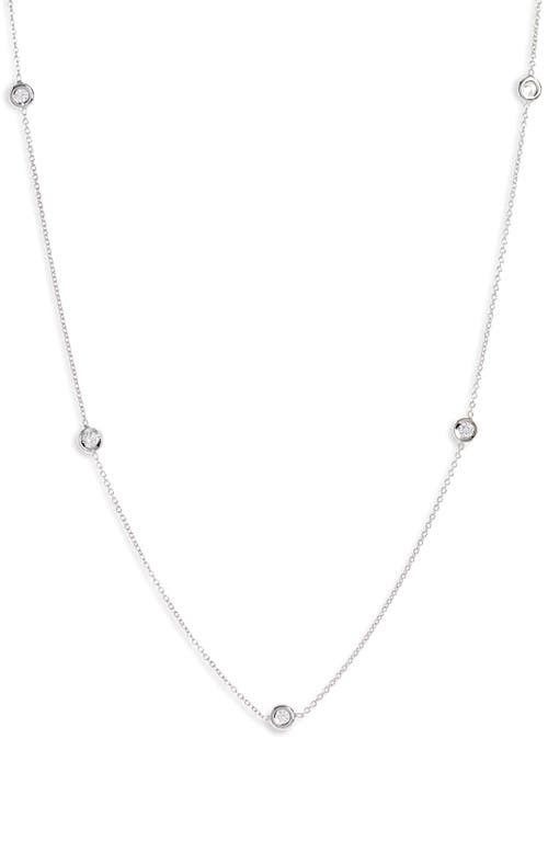 Roberto Coin Diamond Station Necklace in Gold at Nordstrom