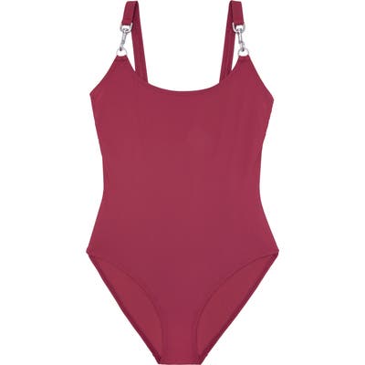 Tory Burch Clip Tank One-Piece Swimsuit