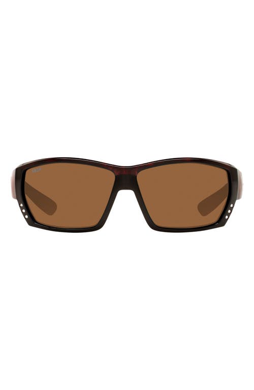 Costa Del Mar 62mm Oversize Sunglasses In Brown