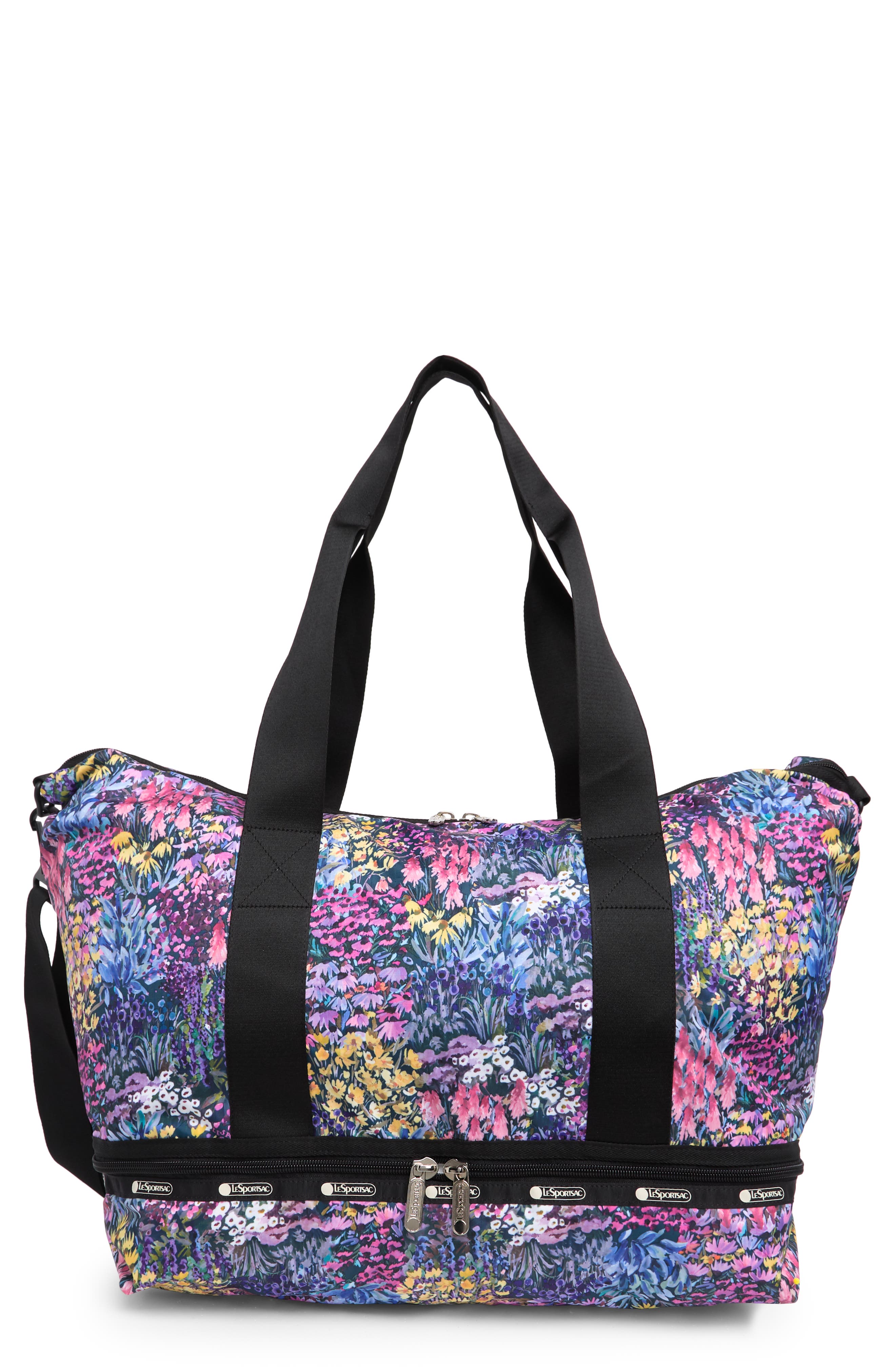 LeSportsac Dakota Medium Deluxe Overnight Bag in Soho Gardens Smart Closet