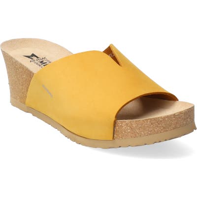 Mephisto Lisane Slide Sandal, Yellow