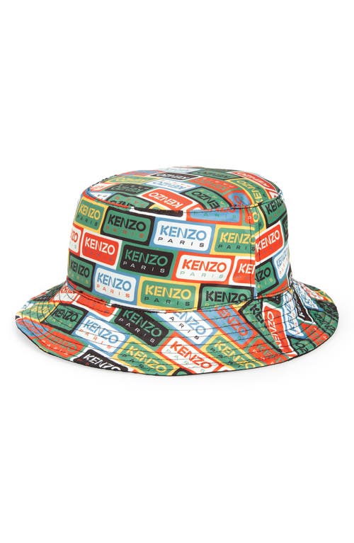 KENZO Reversible Bucket Hat in Mu - Multicolor