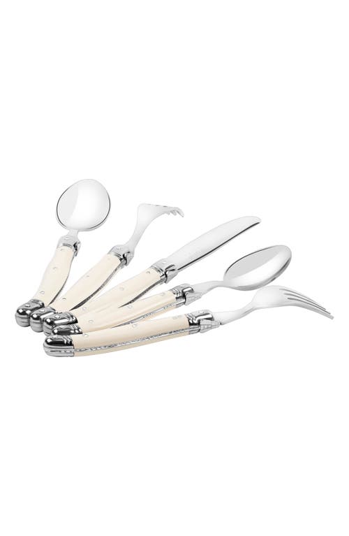 French Home 20-piece Laguiole Connoisseur Flatware Set In Ivory