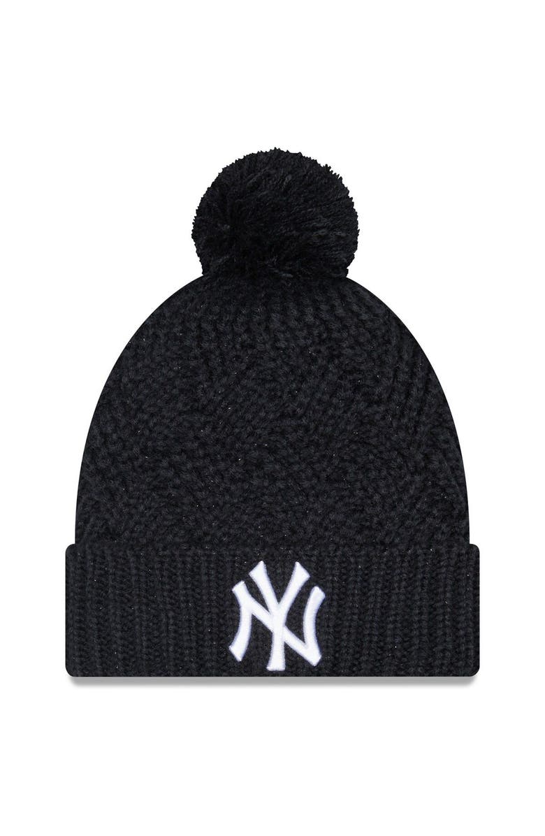 New Era Women's New Era Navy New York Yankees Brisk Cuffed Knit Hat