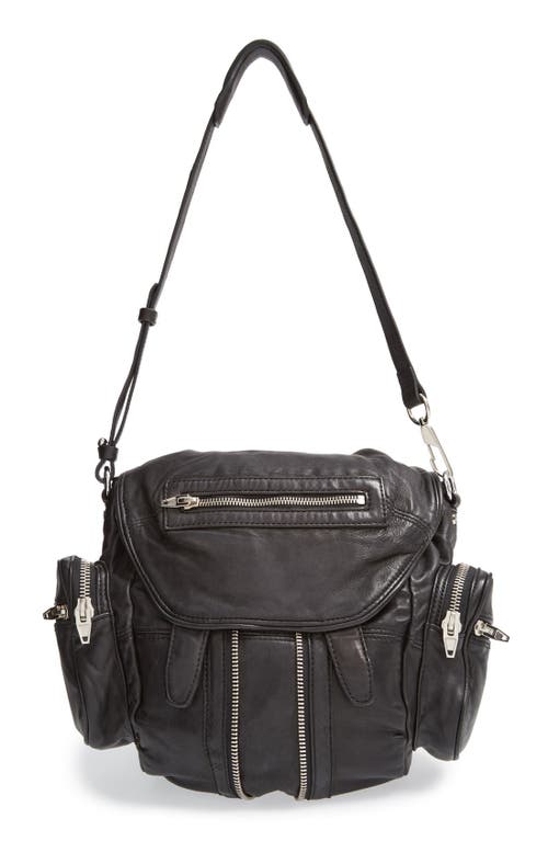 Alexander Wang 'Mini Marti' Leather Backpack in Black Slvr Hrdr