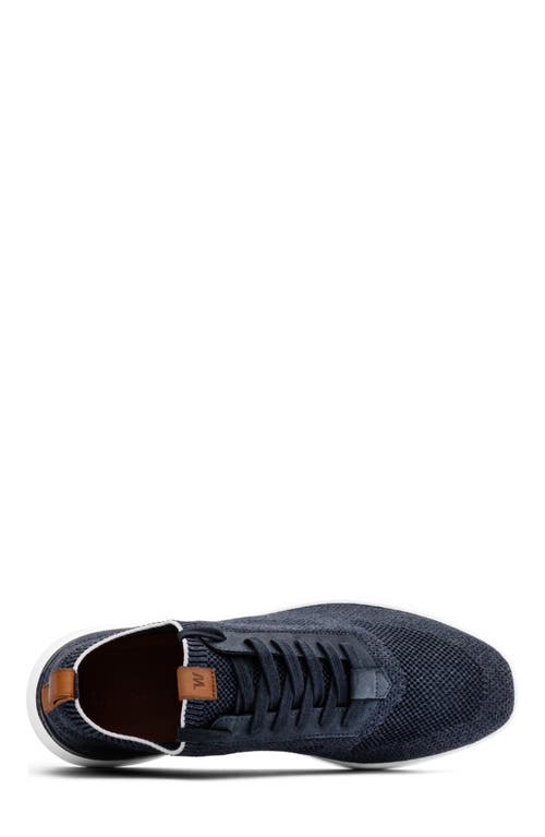 Wolf & Shepherd Men's Supremeknit Low Top Sneakers In Navy/white