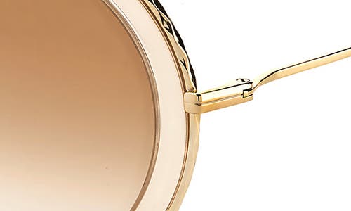 Shop Missoni 54mm Gradient Round Sunglasses In Sand Red Gold/brown Gradient