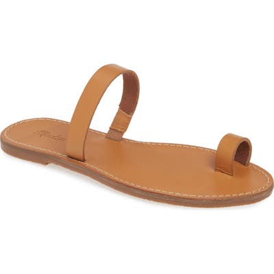Madewell The Boardwalk Bare Slide Sandal, Brown