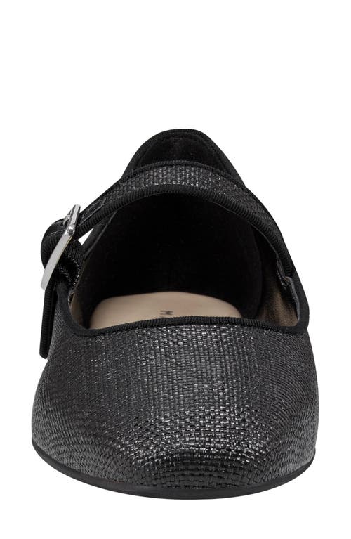 Marc Fisher Ltd Lailah Woven Mary Jane Flat In Black 001