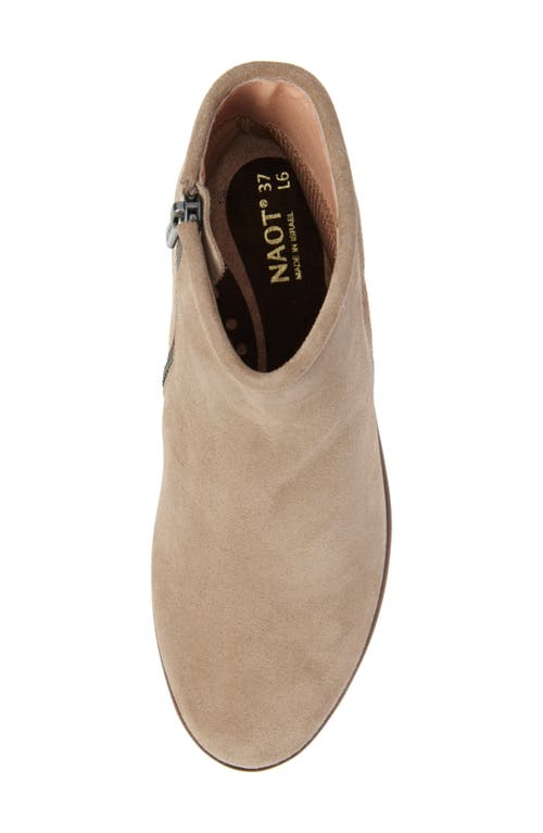 Shop Naot Norther Bootie In Almond Suede