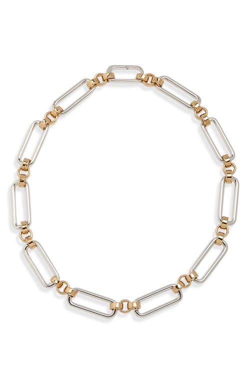 Laura Lombardi Stanza Two-Tone Chain Necklace in Two Tone at Nordstrom