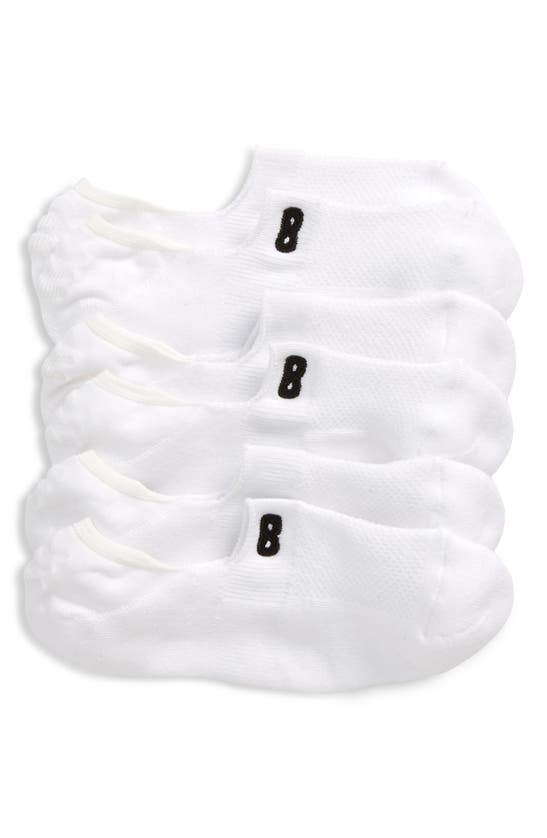 Pair Of Thieves 3-pack No-show Socks In White/black
