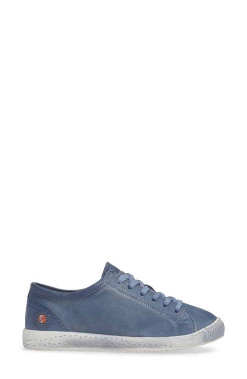 Shop Softinos By Fly London Isla Sneaker In Navy Washed Leather