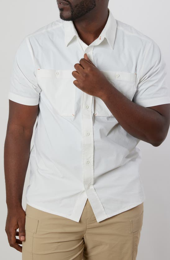 Rainforest The  Tracker Button-up Shirt In White