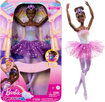 Barbie Dreamtopia Twinkle Lights Magical Ballerina Doll : Target