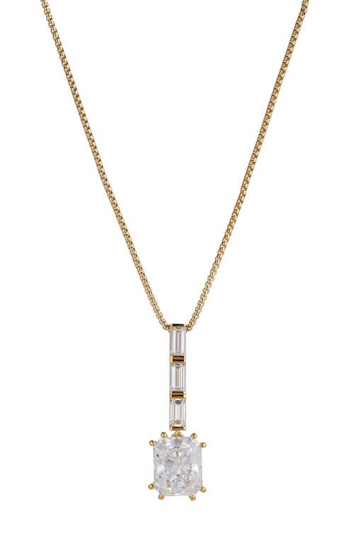 Nadri Chateau Cubic Zirconia Pendant Necklace in Gold at Nordstrom