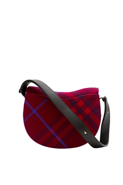 Shop Burberry Medium Rocking Horse Bag In Crimson