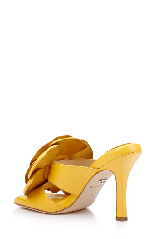 Shop Dee Ocleppo Kingston Slide Sandal In Yellow Leather