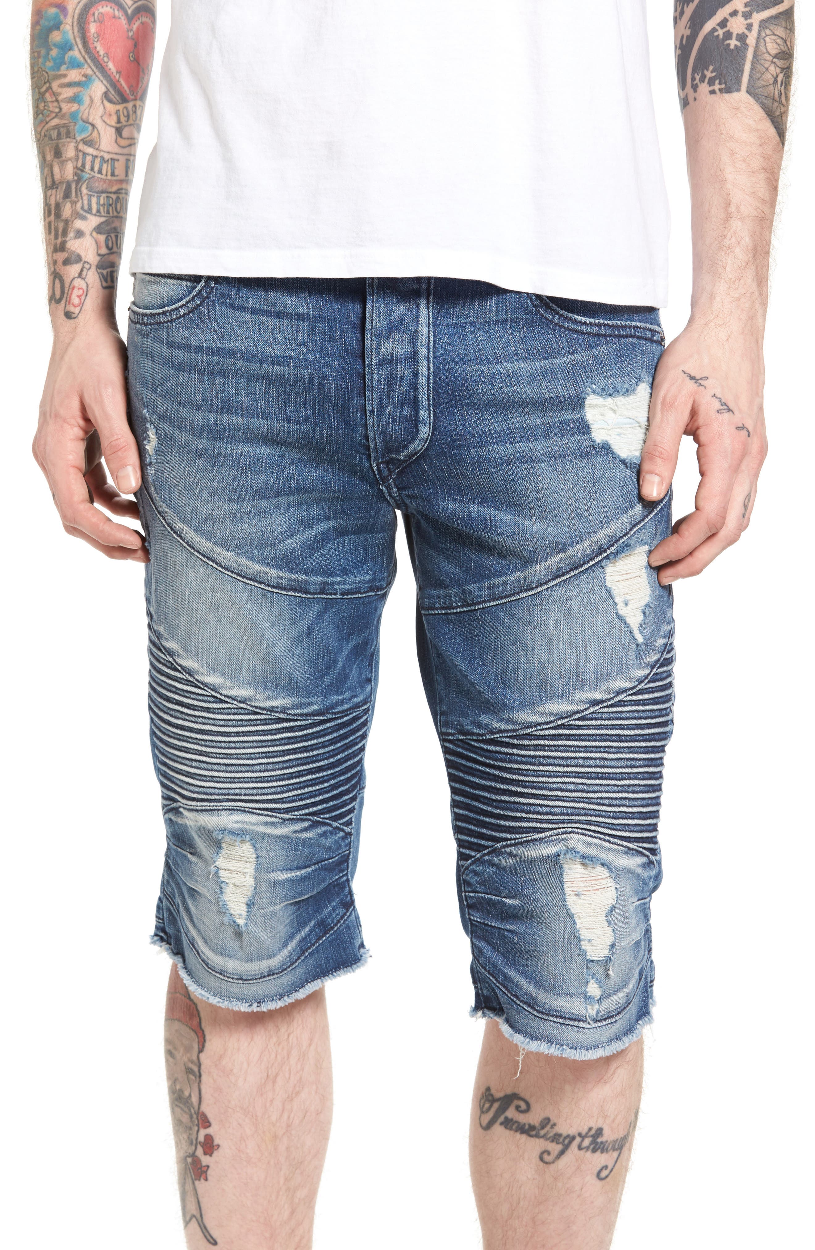 true religion moto shorts