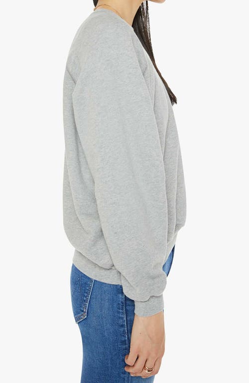 Shop Mother The Biggie Concert Sweatshirt In Heather Grey