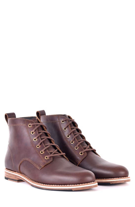 Helm Zind Plain Toe Boot In Brown