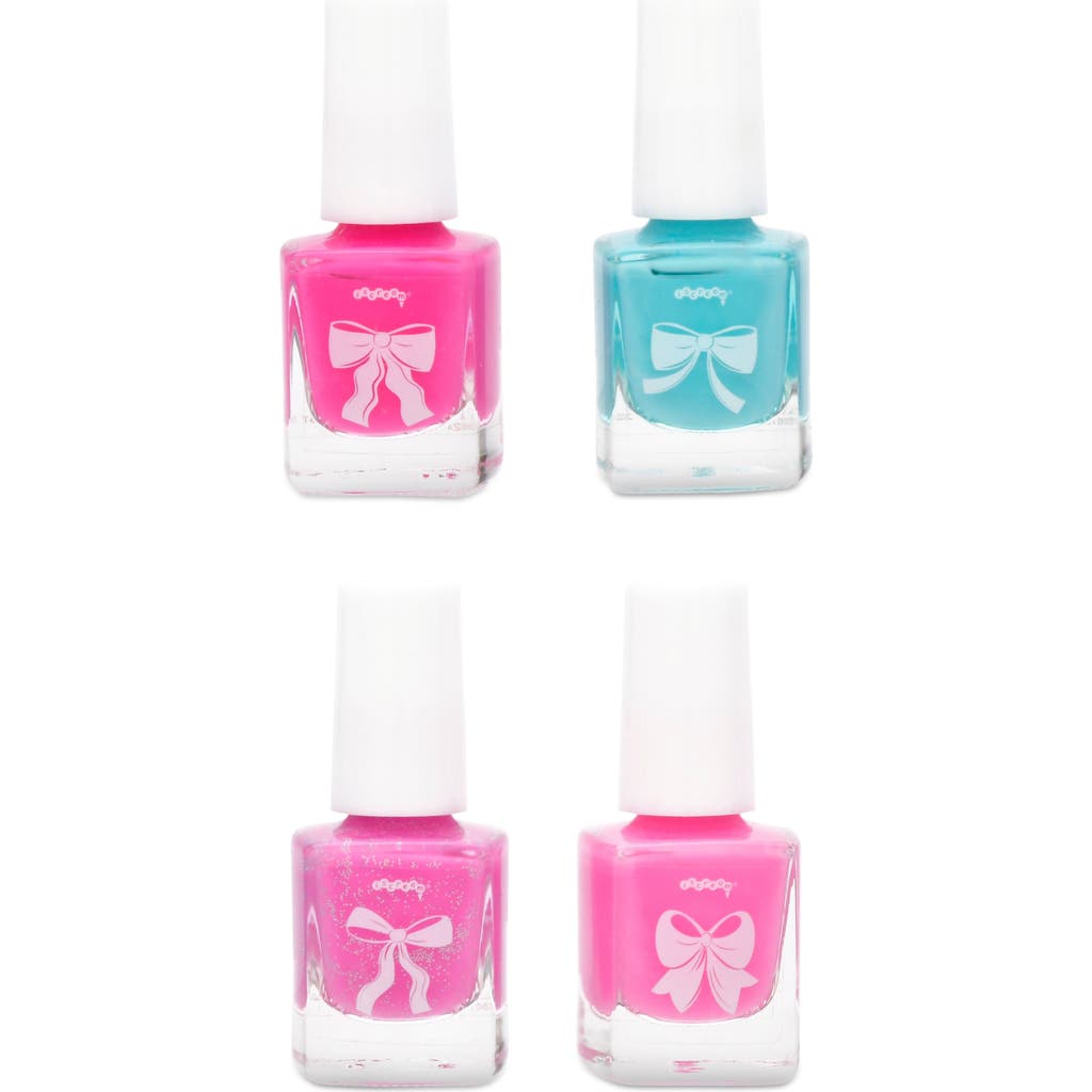 Iscream Kids' Beautiful Bows Assorted 4-pack Nail Polishes In Pink