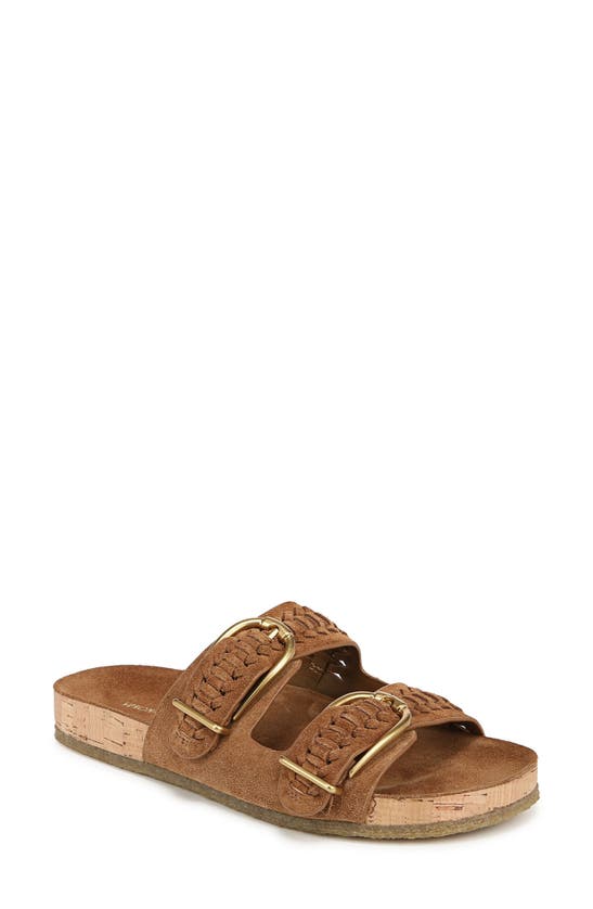 Shop Veronica Beard Paige Slide Sandal In Hazelwood