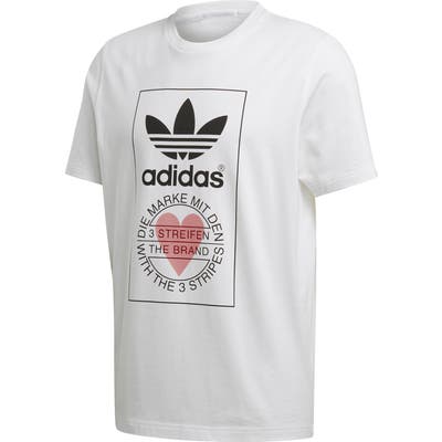 Adidas Originals Graphic Tee, White