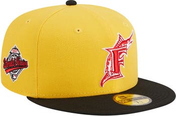 New Era Black/Gold Florida Marlins 59FIFTY Fitted Hat